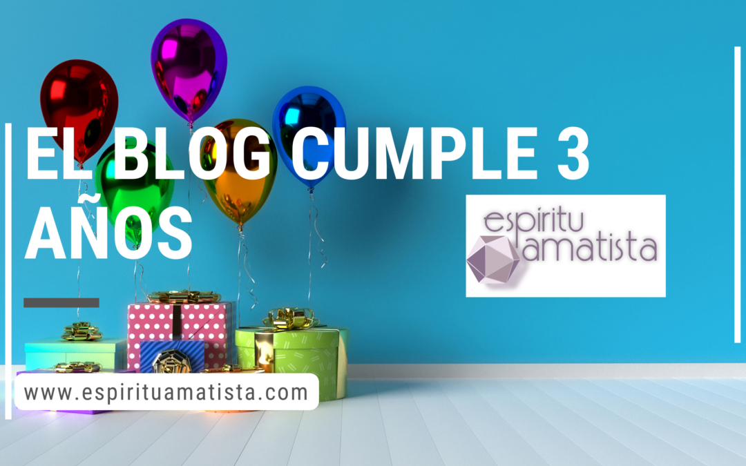 El blog cumple 3 años